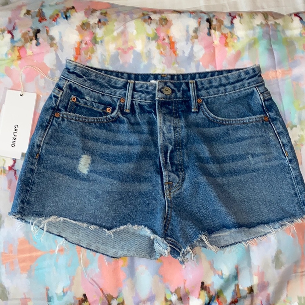 GRLFRND Jean shorts!
